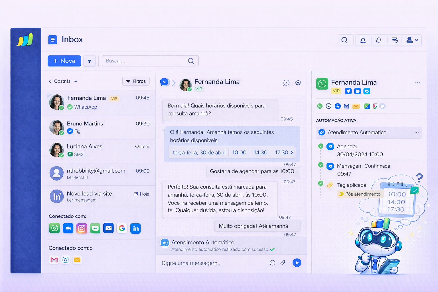 Bot e Inbox Unificada