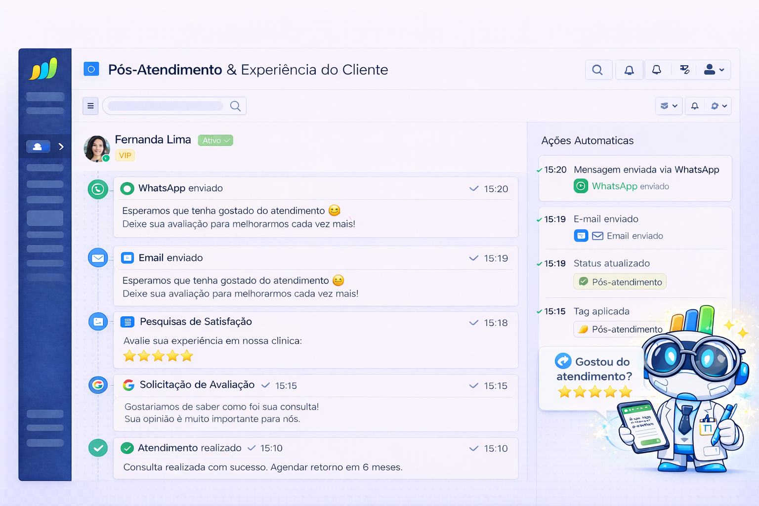 Pós-Atendimento e Retenção